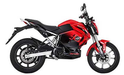 Top 10 electric motorcycles with the highest range in India - Revolt RV 400