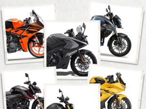 Top 10 powerful bikes in 200cc 225cc in India