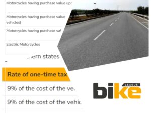 Statewise & Union Territory Two Wheeler Road Tax in India