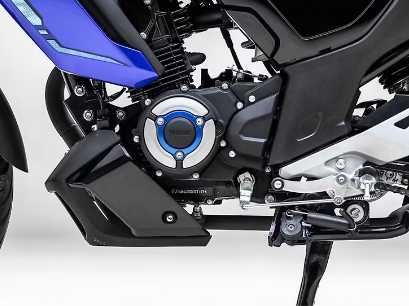 Hybrid motorcycle engine