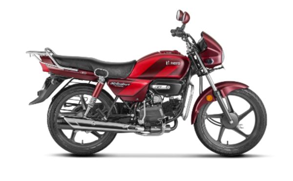 hero splendor plus xtec 2.0 with gloss red color
