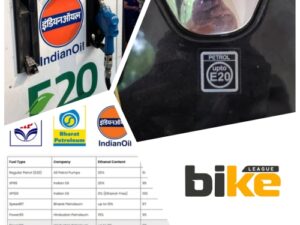 ethanol blended e10 e20 e85 fuel for motorcycles in India