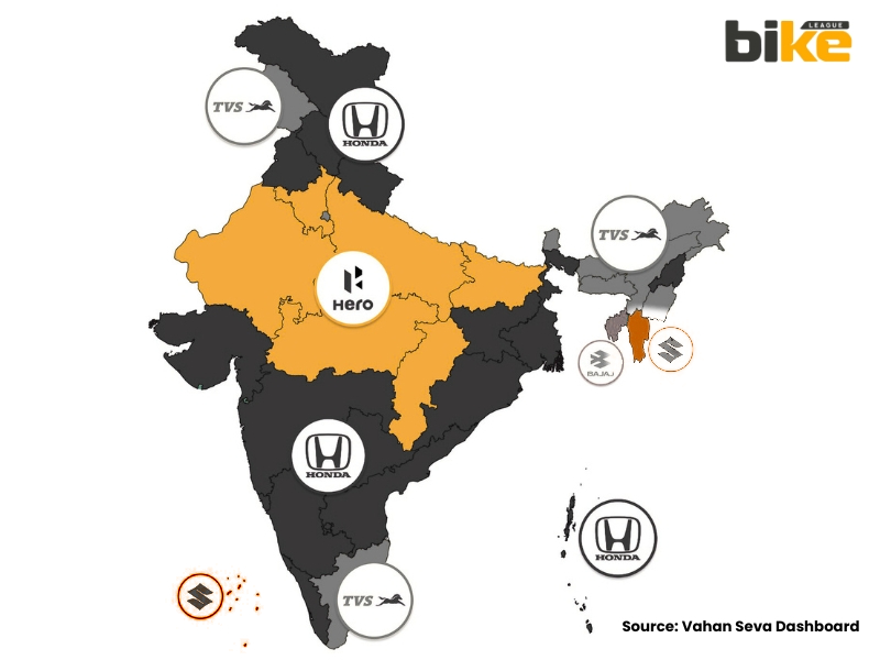Regional Two-wheeler brand preferences in India