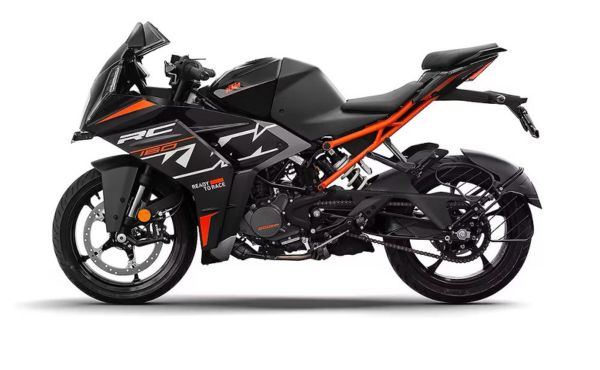 KTM RC 125 silver color KTM RC 125 silver color