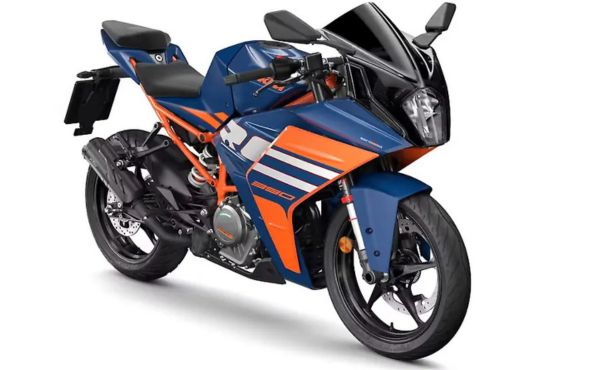 KTM RC 390 left angled profile