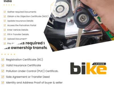 Bike ownership transfer in India - step by step guide