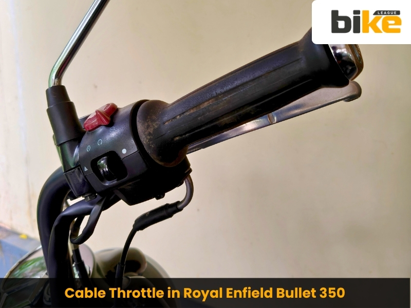 Cable Throttle in Royal Enfield Bullet 350