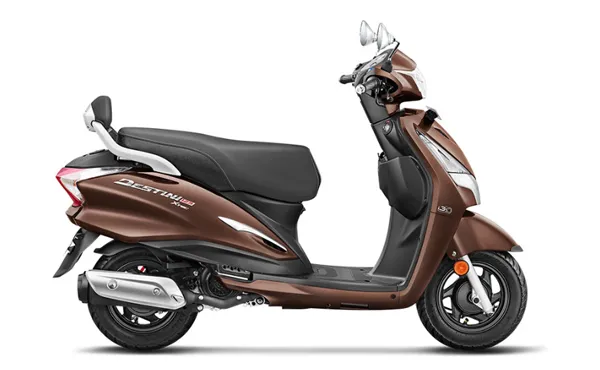 HERO DESTINI 125 XTEC CHESTNUT BROWN COLOR