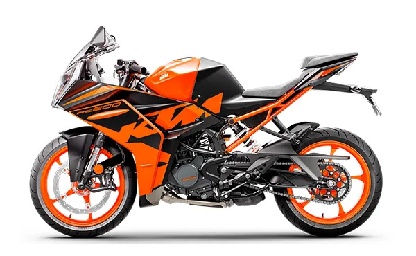 KTM RC 200 LEFT PROFILE