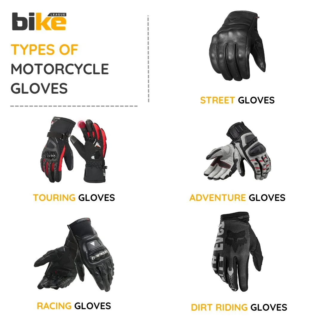 Types of Motorcycle Gloves