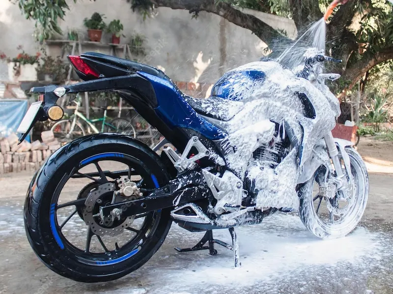 Bike foam wash