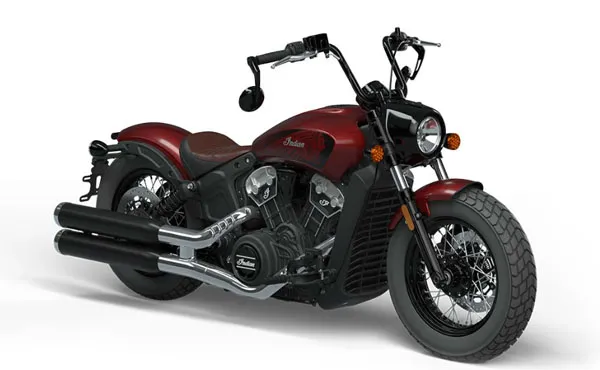 scout bobber twenty-maroon metallic