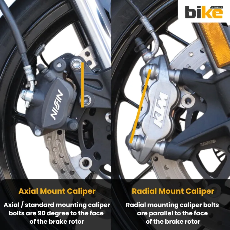 Axial Mount vs Radial Mount Calipers