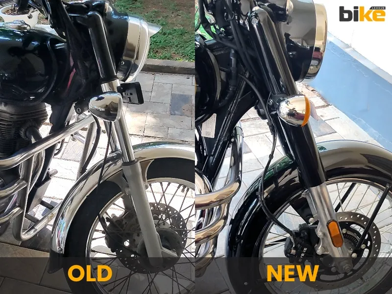 Front Suspension of discontinued & new