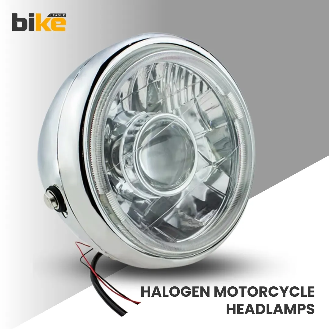 Halogen motorcycle headlight in India