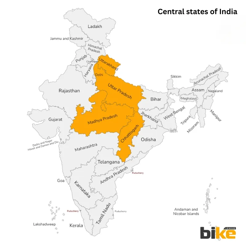 Central states of India
