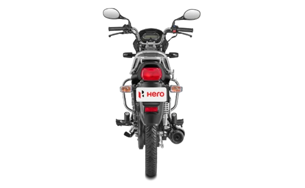 hero splendor plus xtec 2.0 rear profile
