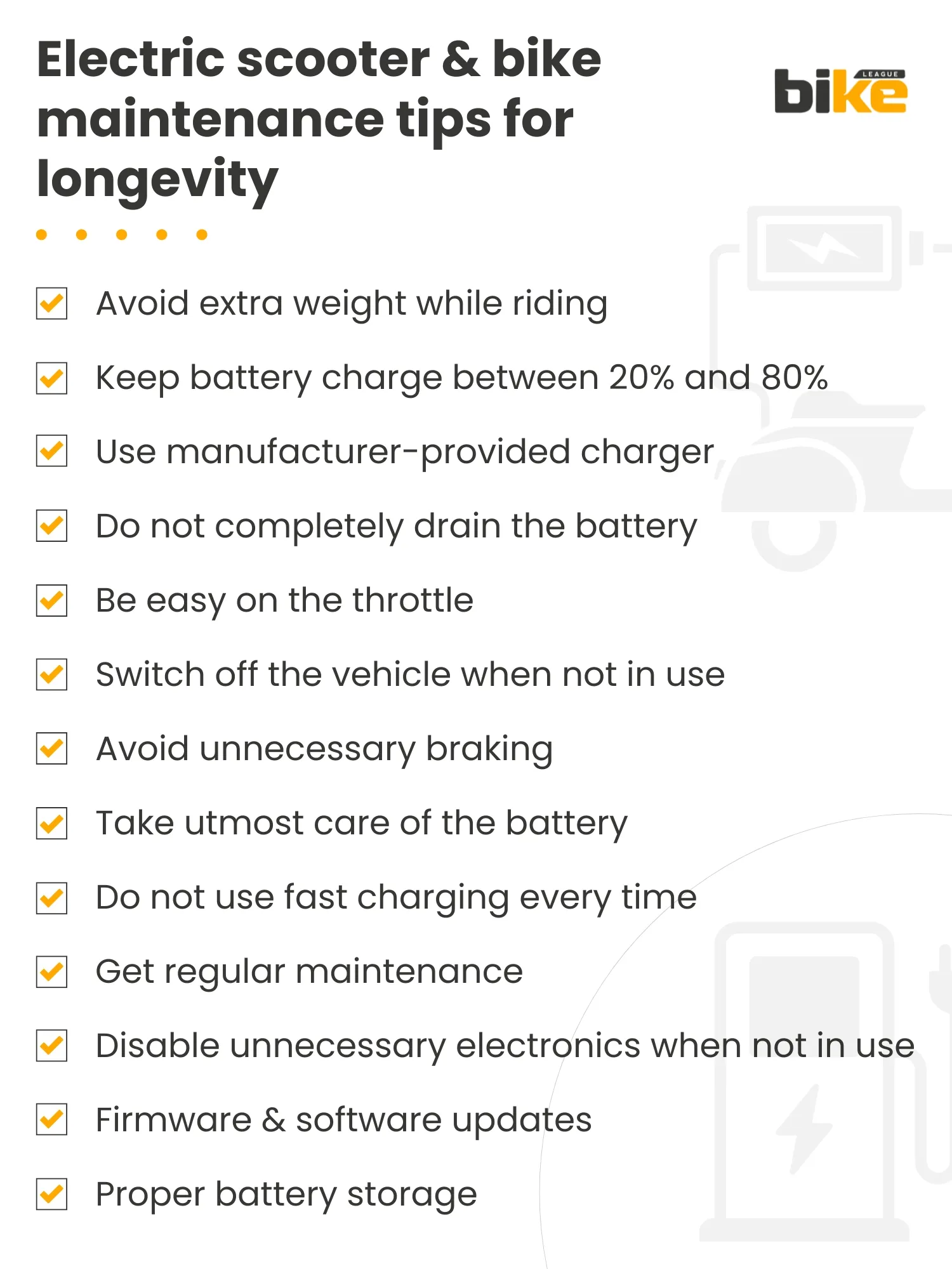 Important electric scooter & bike maintenance tips for longevity