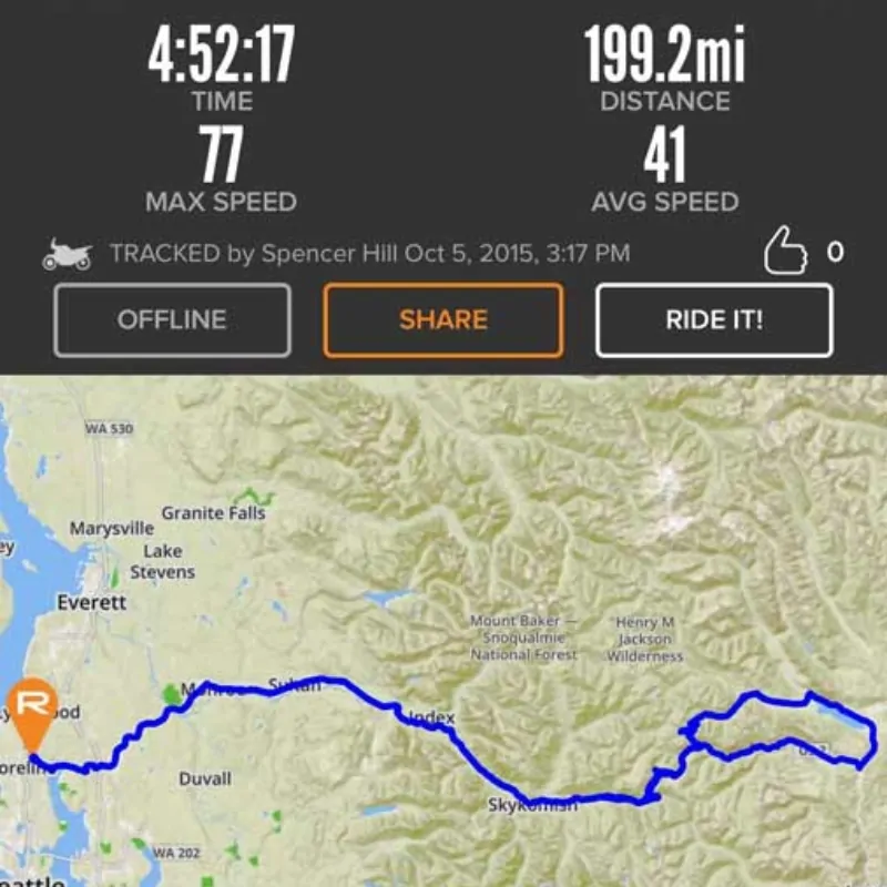 Rever motorcycle navigation app in India