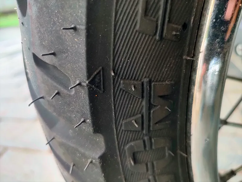 Bike tyre service at home