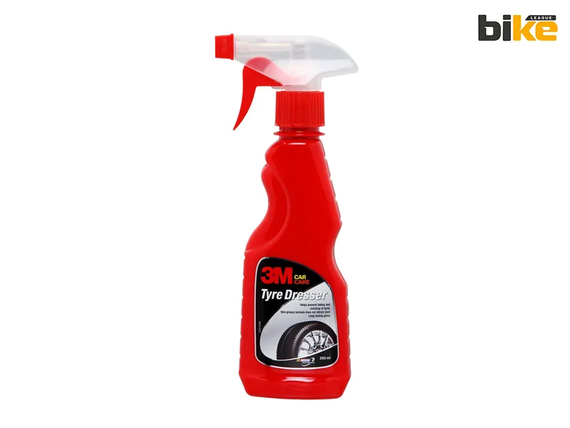 Spray type bike tyre polish