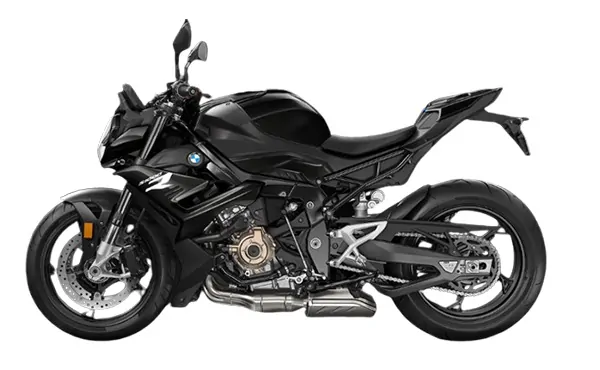 Untitled-12 BMW motorcycle, side profile with a sleek design.