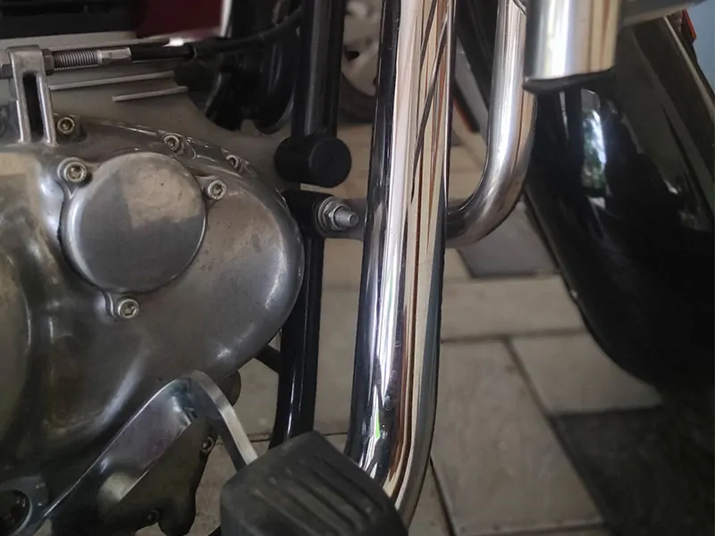 Tick tick sound after turning off the bike from the exhaust