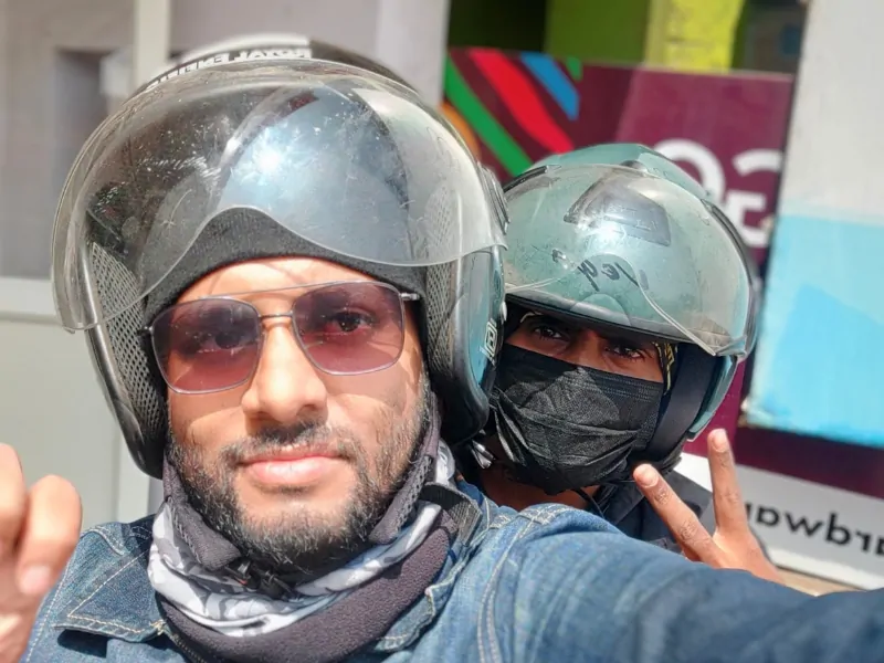 Riding with a pillion for a motorcycle trip in India