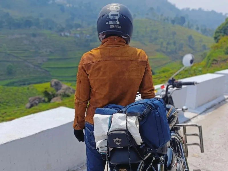 solo motorcycle ride in India