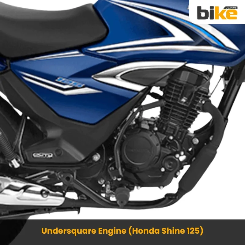 Motorcycle Undersquare Engine