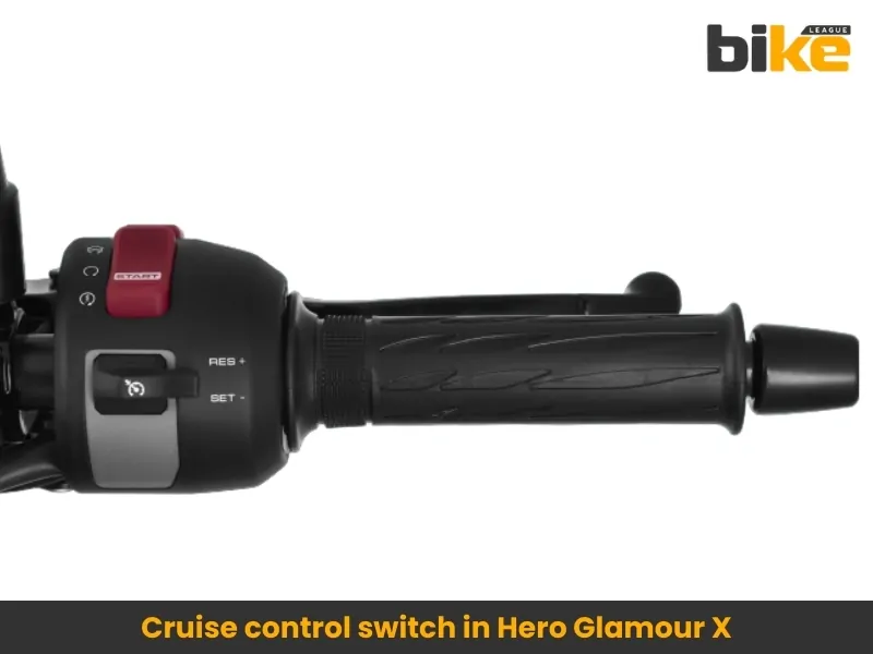 Cruise control switch in Hero Glamour X