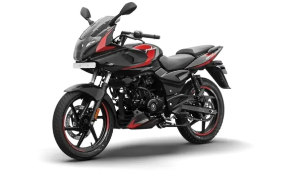 Left Angled Bajaj Pulsar 220F