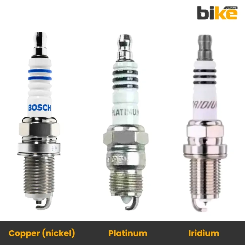 different types of motorcycle spark plugs