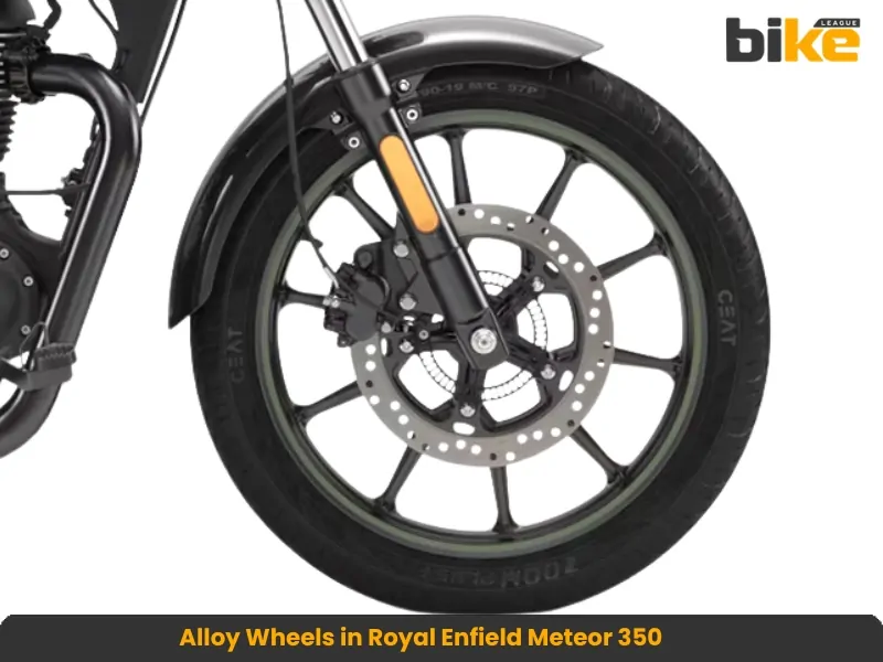 Alloy Wheels in Royal Enfield Meteor 350