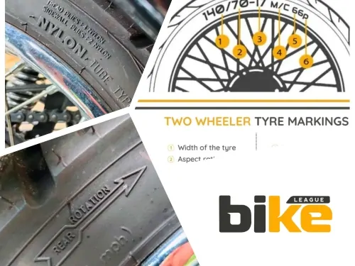 Two wheeler tyre code – How to read & understand