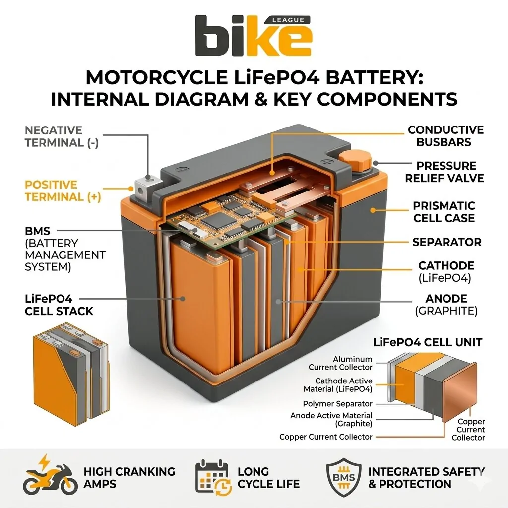 MOTORCYCLE LiFePO4 BATTERY