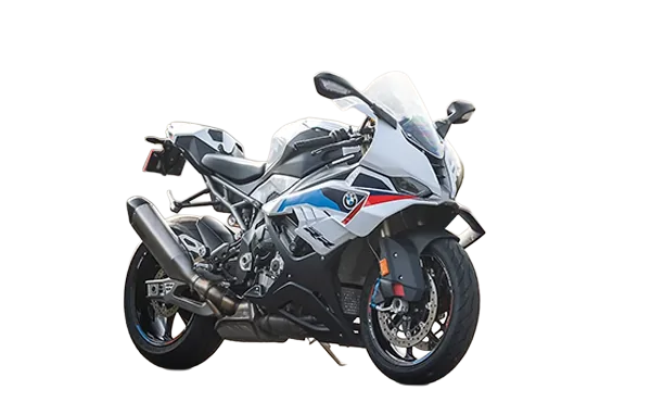 BMW S 1000 R naked sportbike, front view.