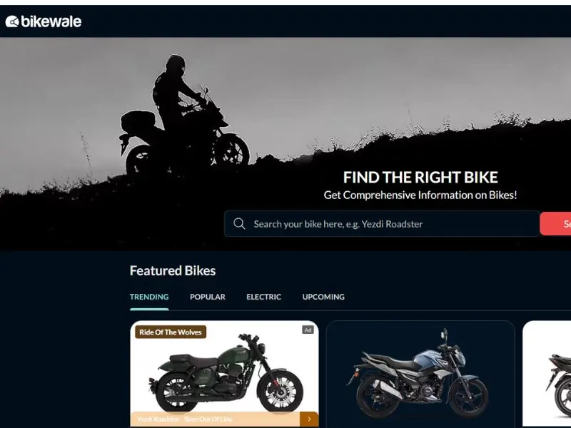 Bikewale website