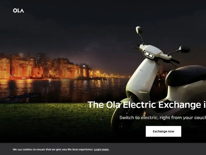 Ola Electric website